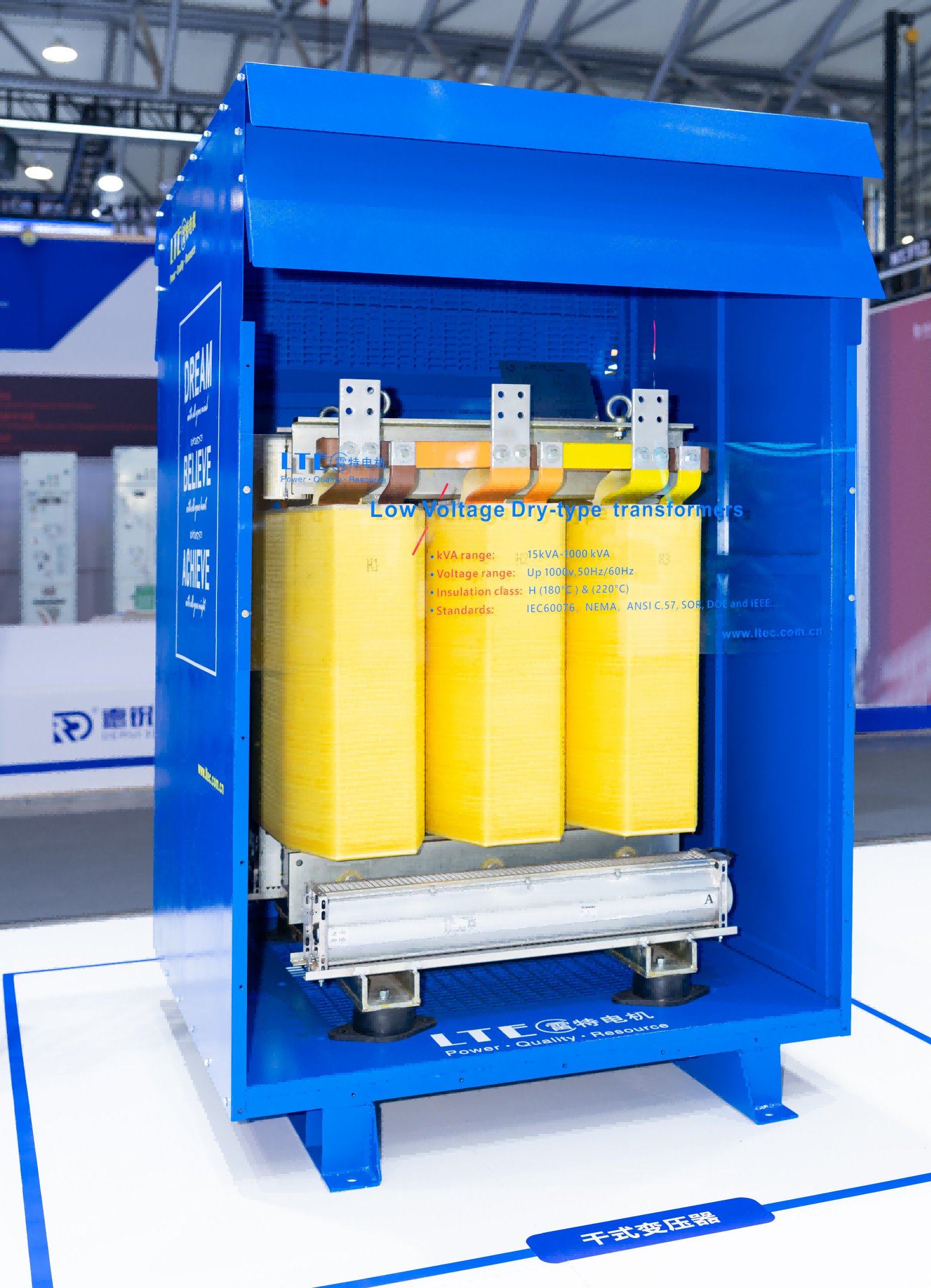 Trockenverteilertransformatoren für Niederspannung